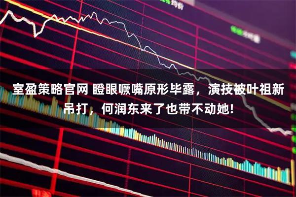室盈策略官网 瞪眼噘嘴原形毕露,演技被叶祖新吊打,何润东来了也带不动她!